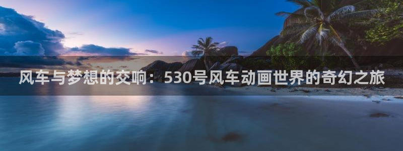 樱花动漫甜蜜惩罚未删减版：风车与梦想的交响：530号风车动画世界的奇幻之旅
